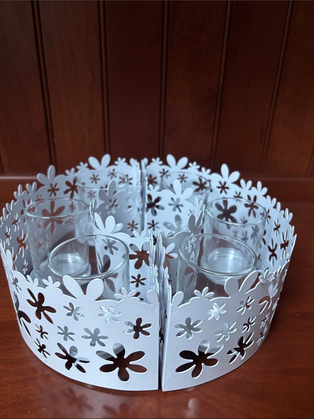 PartyLite "Blumenmeer" or "Blossom" decorative candle holder set